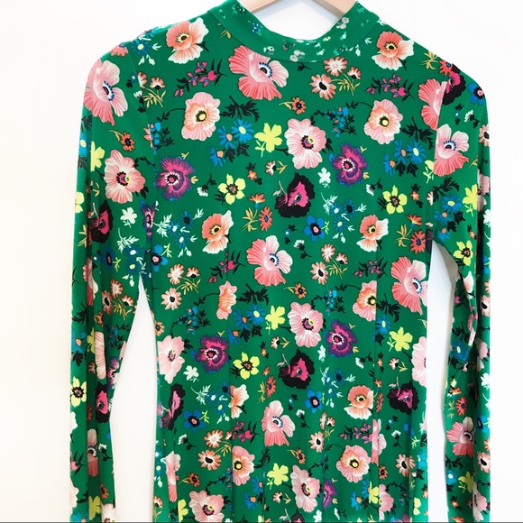 Green Floral Maxi dress - Picture 3 of 9